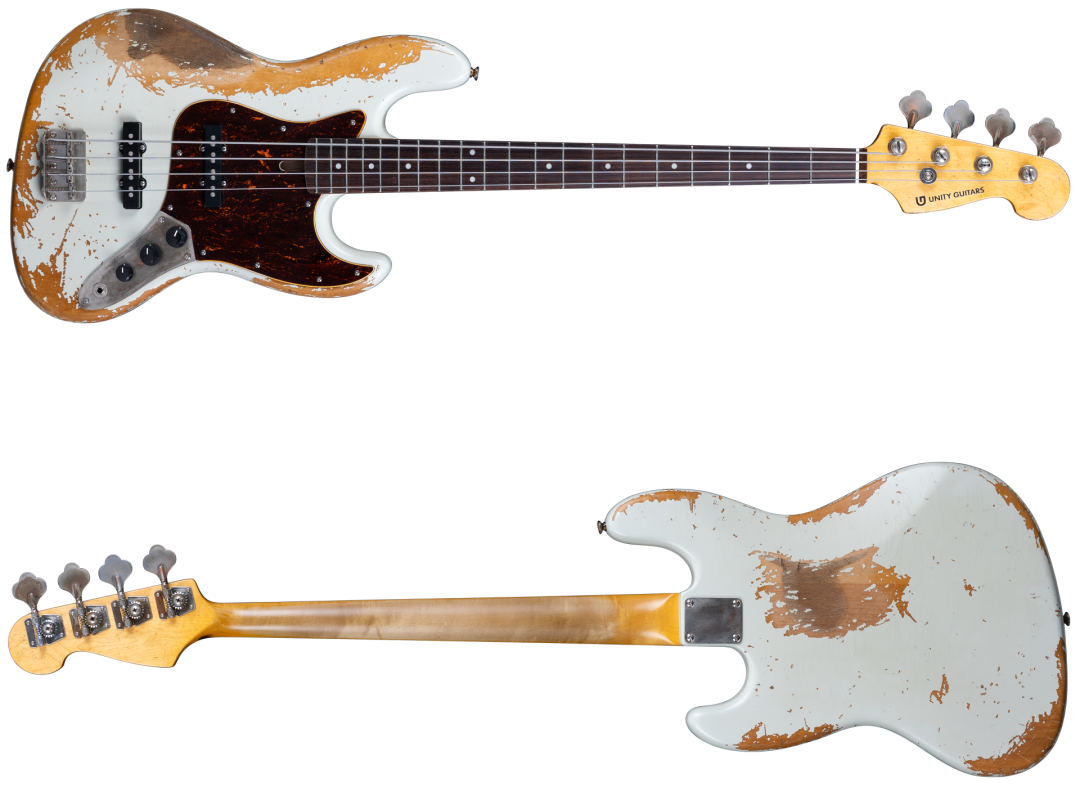 Unity Guitars Jazz Bass Vintage Sonic Gray